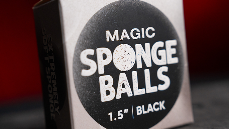 Magic Sponge Balls 4PK BLACK 1.5