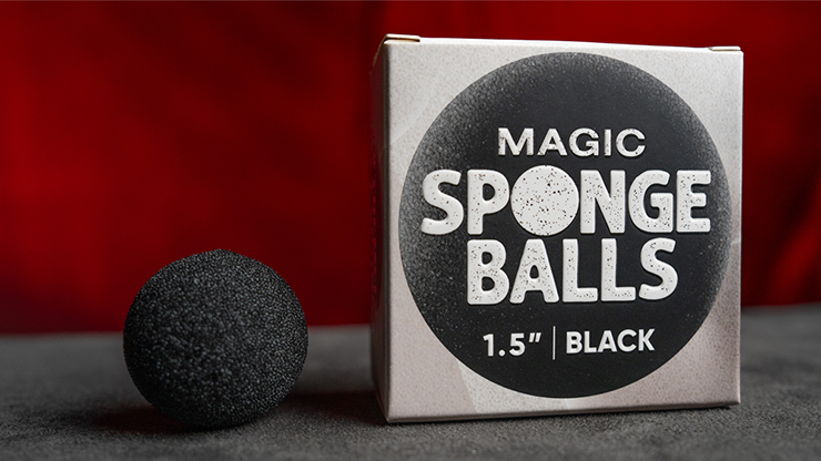 Magic Sponge Balls 4PK BLACK 1.5