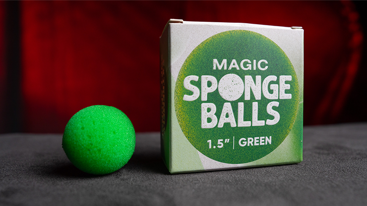 Magic Sponge Balls 4PK GREEN 1.5