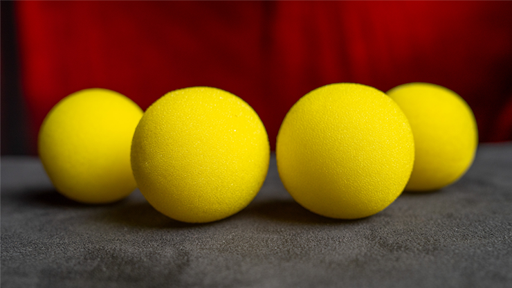 Magic Sponge Balls 4PK YELLOW 1.5