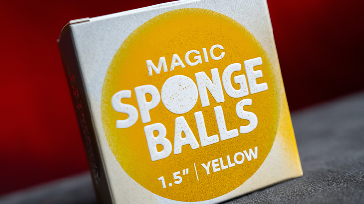 Magic Sponge Balls 4PK YELLOW 1.5