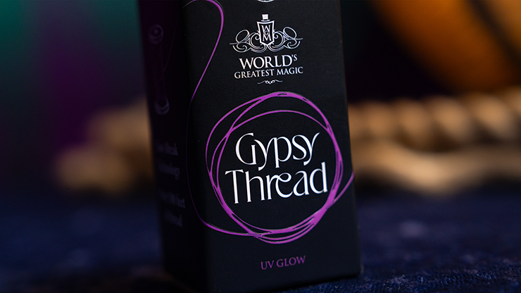 WGM UV GLOW GYPSY THREAD PINK REFILL SPOOL by Murphy's Magic - Trick