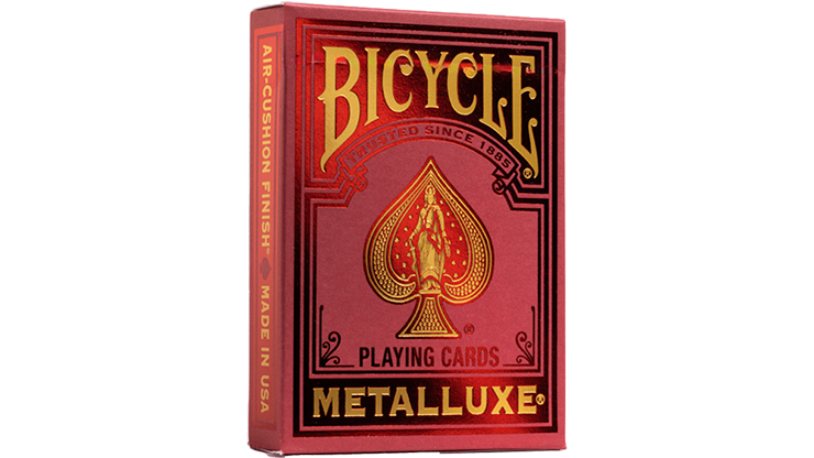 Bicycle Metalluxe Red Playing Cards by US Playing Card Co.