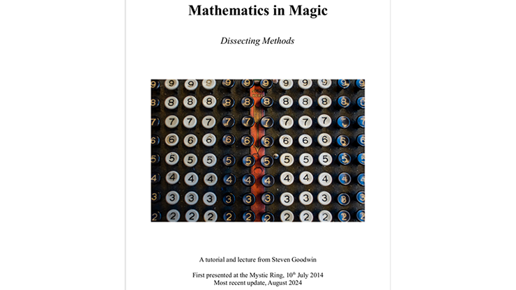 The Maths in Magic by Steven Goodwin - ebook