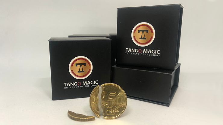 Coin thru card - 2 Euro by Tango Magic