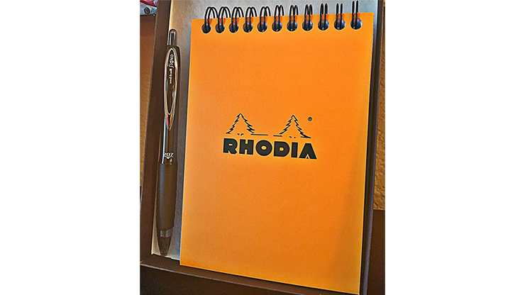 SvenPad® Elegance Rhodia® Edition (Single, Orange Cover) - Trick